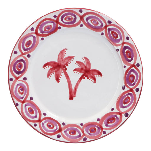 Ontbijtbord Palmera paars met lila 20cm - Kleine borden - Lenta Living