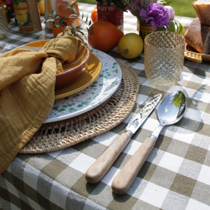 Ontbijtbord Pizzolato Mustard 21cm - Kleine borden - Enza Fasano