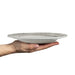 Ontbijtbord Stripes 20cm grey - Kleine borden - Mateus