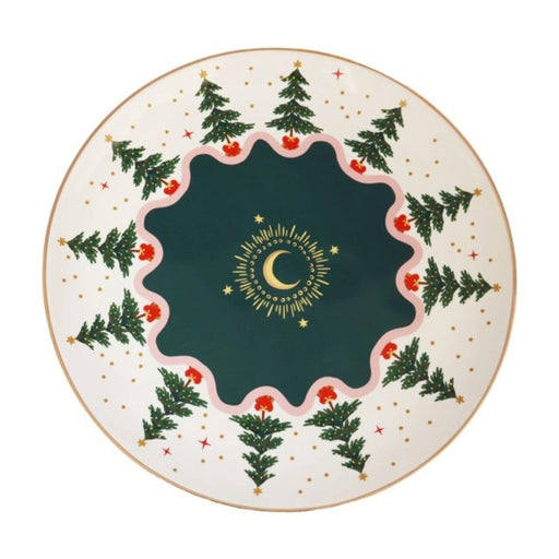 Ontbijtborden Kerstboom 20cm - Kleine borden - All the Luck in the World