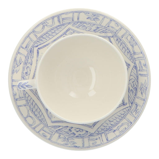 Ontbijtkop met schoteltje Oiseau Bleu (set van 2) - Kopjes - Gien