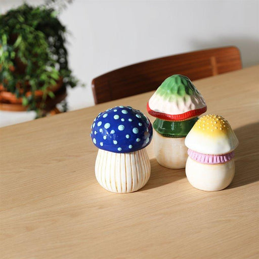 Opbergpot magic mushroom 14,5cm - Opbergpotten - &Klevering