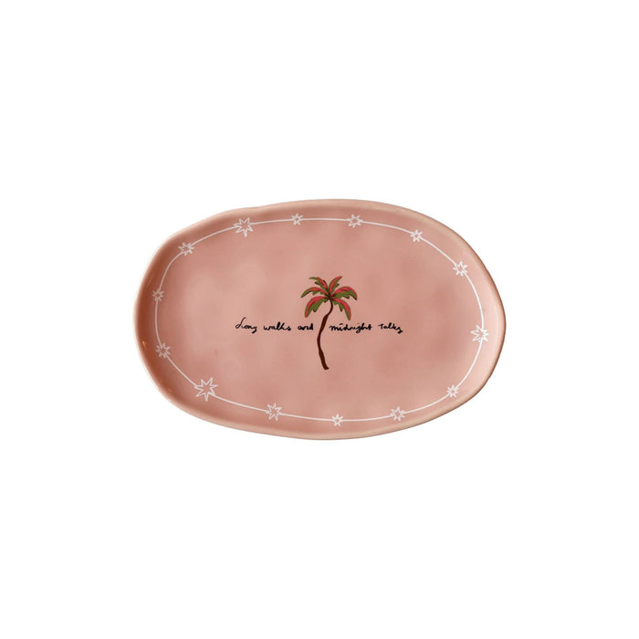Ovaal schaaltje Palmtree and Midnight 15cm - Schalen - All the Luck in the World