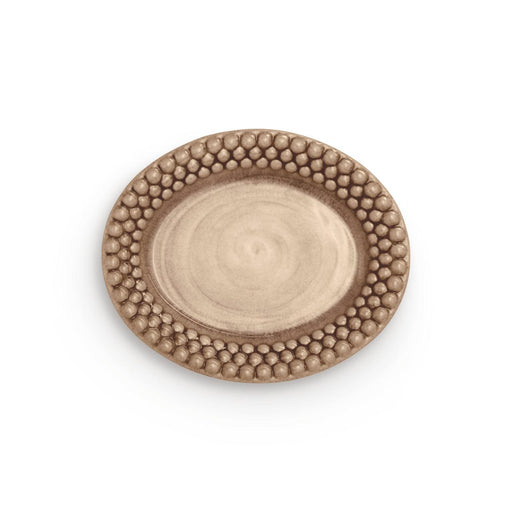 Oval plate Bubble 20cm cinnamon Mateus - FOODIES IN HEELS