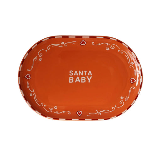 Ovale Schaal Santa Baby 20cm - Schalen - All the Luck in the World