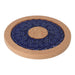 Pannenonderzetter kurk kobaltblauw 19cm Duro Ceramics - FOODIES IN HEELS