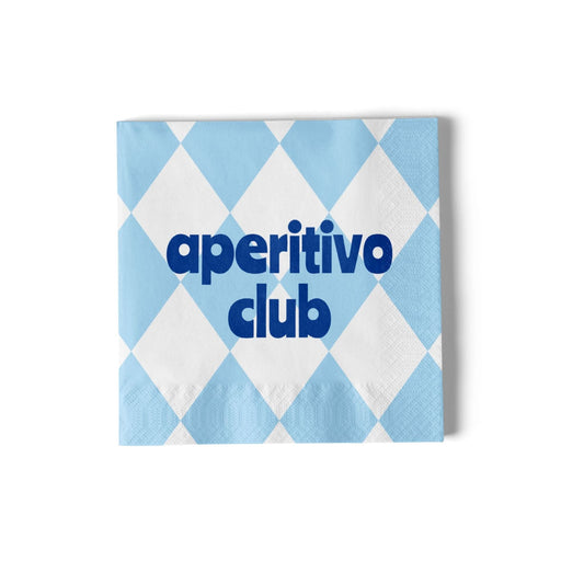 Papieren servetjes 16,5cm Aperitivo Club (20 stuks) - Servetten - Atelier Pistache