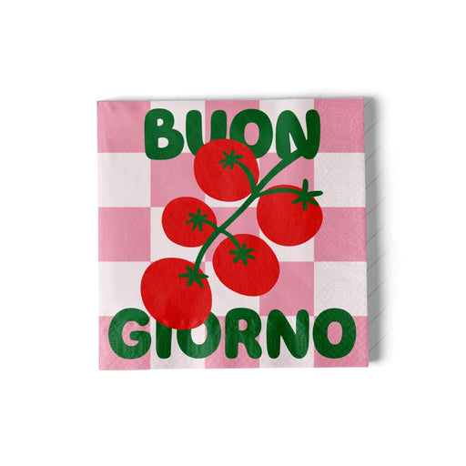 Papieren servetjes 16,5cm Buongiomo (20 stuks) - Servetten - Atelier Pistache