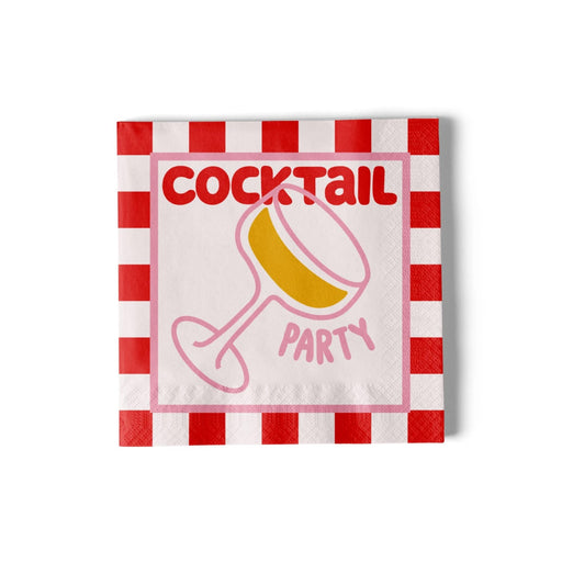 Papieren servetjes 16,5cm Cocktail Party (20 stuks) - Servetten - Atelier Pistache