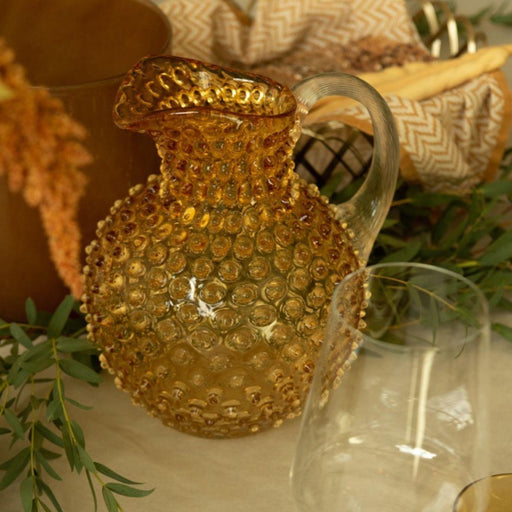Paris Hobnail Karaf 2L citroen - Karaffen glas - Anna von Lipa