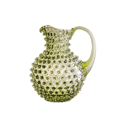 Paris Hobnail Karaf 2L olijfgroen - Karaffen glas - Anna von Lipa