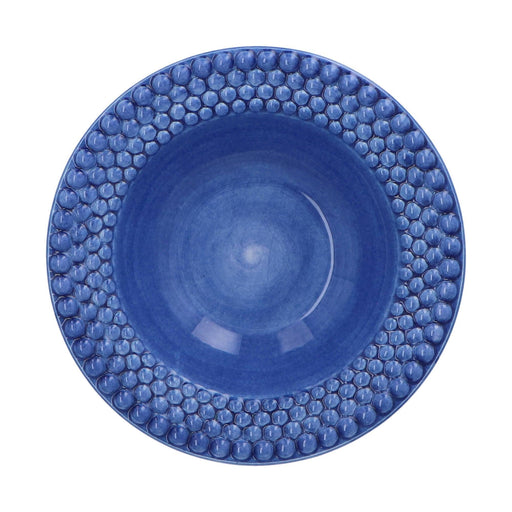 Pastabord Bubble 25cm light blue - Diepe borden - Mateus