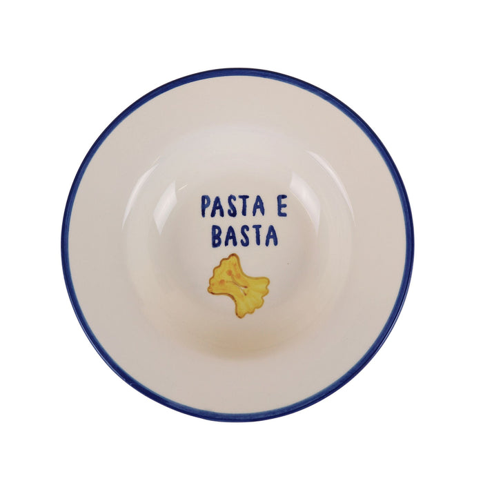 Pastabord Pasta e Basta 25cm - Diepe borden - Atelier Pistache