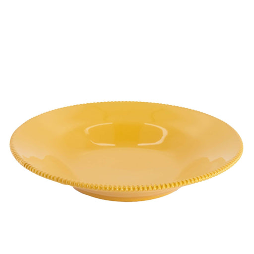 Pastabord Pizzolato Mustard 23cm - Diepe borden - Enza Fasano