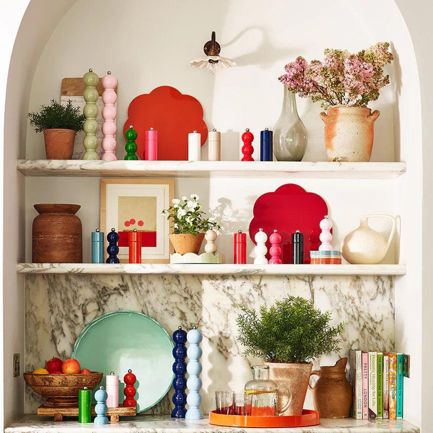 peper en zoutmolen mini column pink 14cm addison ross — FOODIES IN HEELS