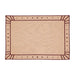 Placemat Belle Nuit salmon with burgundy 30x50cm - Placemats - Mariaida Home