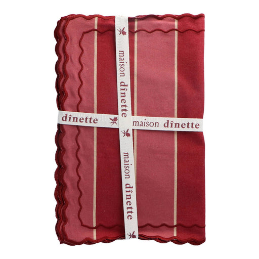 Placemat Oscar Burgundy 38x48cm (set van 2) - Placemats - Maison Dinette