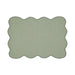 Placemat Palma Light Green with Light Green Anti - Stain 35x50cm - Placemats - Mariaida Home