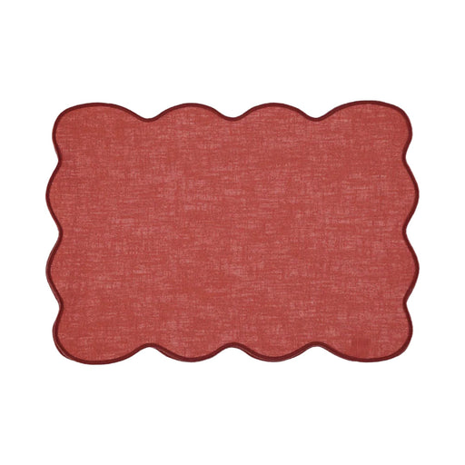 Placemat Palma Terracota with Terracota Anti Stain 35x50cm - Placemats - Mariaida Home