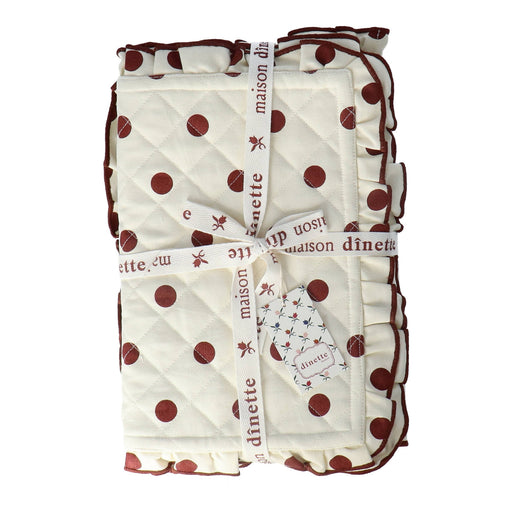 Placemat Paulette Brown 38x48cm (set van 2) - Placemats - Maison Dinette