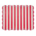 Placemat Roméo Stripe red 35x48cm - Placemats - Opjet