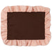 Placemats ruffle bruin & roze (set van 2) - Placemats - Kulu Club
