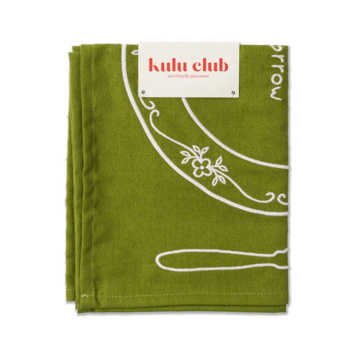 Placemats vintage borden (set van 2) - Placemats - Kulu Club