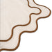 Placemats wavy beige & bruin (set van 2) - Placemats - Kulu Club