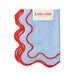 Placemats wavy blauw (set van 2) - Placemats - Kulu Club