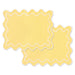 Placemats wavy yellow (set van 2) - Placemats - Kulu Club