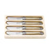 Premium Line botermessen parelmoer in houten tray (set van 4) - Bestek - Laguiole Style de Vie