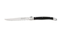 Premium Line steakmessen zwart in houten tray (set van 6) - Bestek - Laguiole Style de Vie