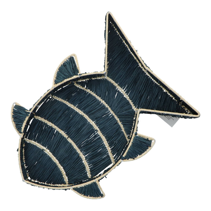 Raffia Basket Vis 35x29x5cm - Manden - Les Ottomans