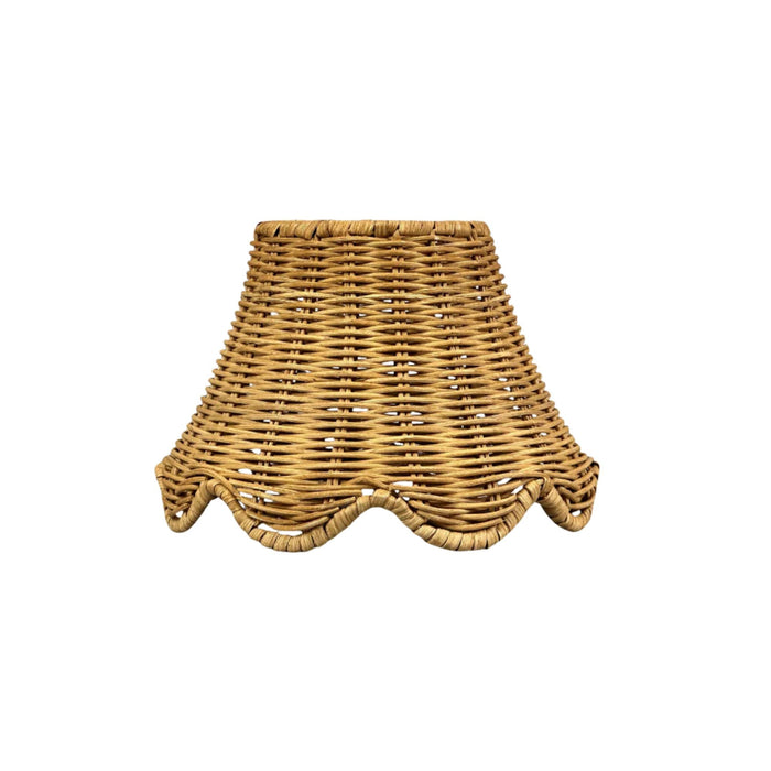 Rattan lampenkapje Scallop voor Club Carlotta tafellampen - Tafellampen - Club Carlotta