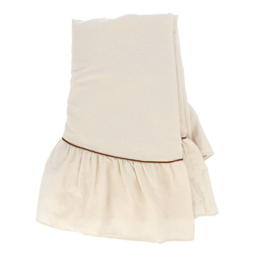 Rond tafelkleed Ruffle Beige 180cm - Tafelkleden - Kulu Club