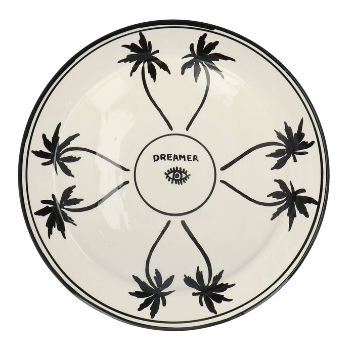 Salade bord Palmtree Black & White 36cm - Schalen - Dreamer Collectives