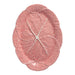 Saladeschaal ovaal koolblad roze 43cm - Schalen - Bordallo Pinheiro