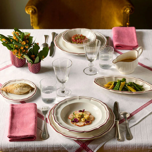 Saladeschaaltje Filet Bordeaux / Burgundy 26,5cm - Schalen - Gien