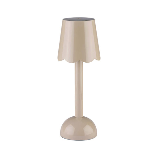 Scallop LED tafellamp 28cm Cappuccino - Tafellampen - Addison Ross