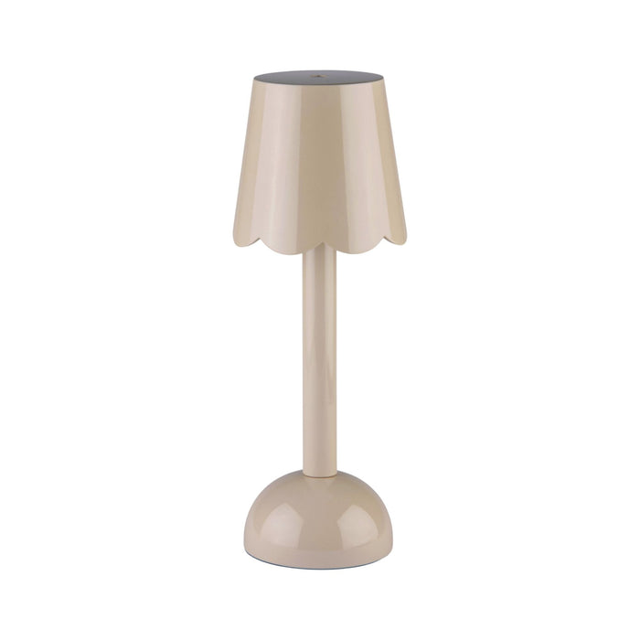 Scallop LED tafellamp 28cm Cappuccino - Tafellampen - Addison Ross