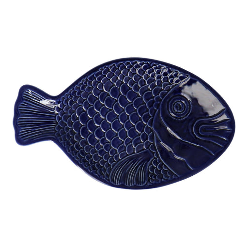 bowl Fish blue 36cm Duro Ceramics - FOODIES IN HEELS