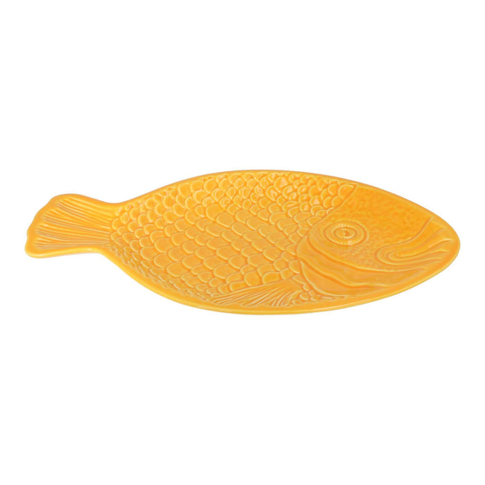 Schaal Fish geel 36cm Duro Ceramics - FOODIES IN HEELS