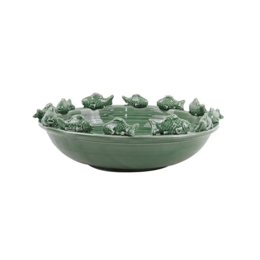 Schaal Fish Matcha 33cm - Schalen - Opjet
