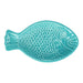 Schaal Fish turquoise 23,5cm Duro Ceramics - FOODIES IN HEELS