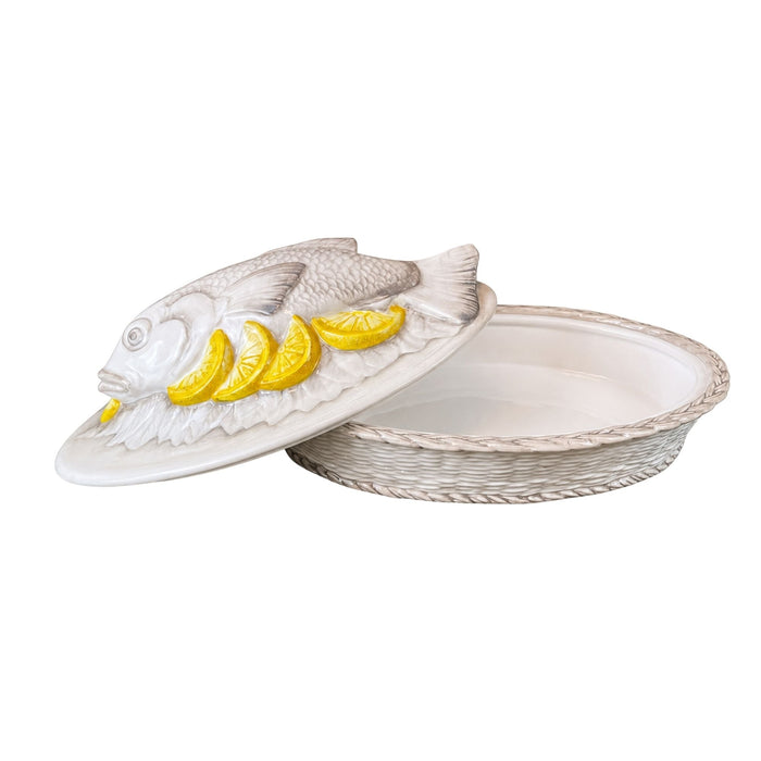 Schaal Ostrica Vis Terrine 40x29cm - Schalen - Piccobella