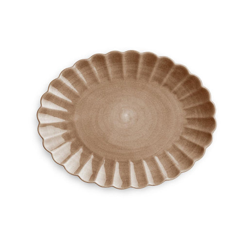 Schaal Oyster 35cm cinnamon - Schalen - Mateus