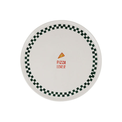 Schaal Pizza Lover groen 35cm - Schalen - Atelier Pistache