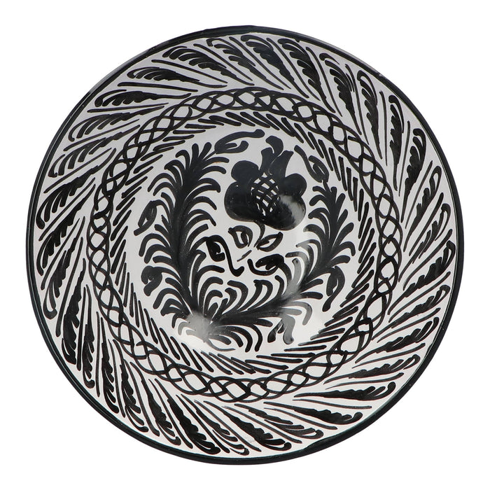 Schaal Pomegranate zwart 30cm - Schalen - Lenta Living