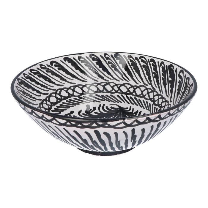 Schaal Pomegranate zwart 30cm - Schalen - Lenta Living