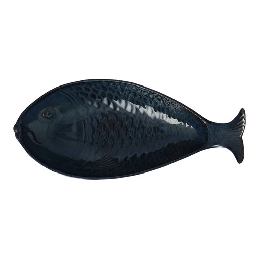 Schaal Vis Bleu Abysse 40x19cm - Schalen - Gresnovo